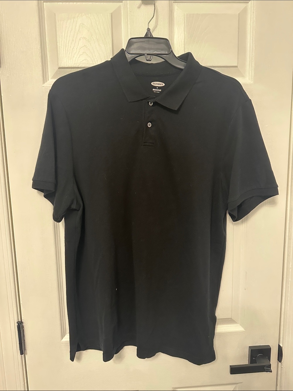 Old Navy Men’s Black Polo Shirt - Classic Short Sleeve